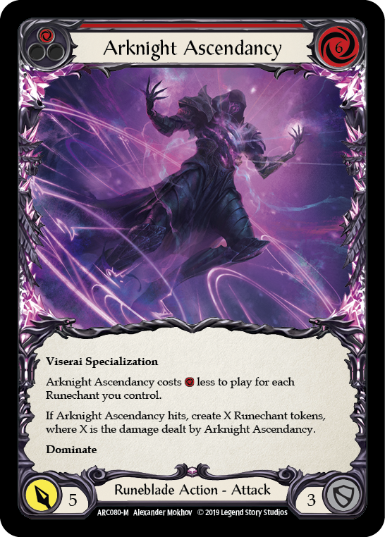 Arknight Ascendancy [ARC080-M] (Arcane Rising)  1st Edition Rainbow Foil | L.A. Mood Comics and Games