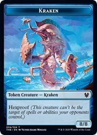 Kraken // Satyr Double-Sided Token [Theros Beyond Death Tokens] | L.A. Mood Comics and Games
