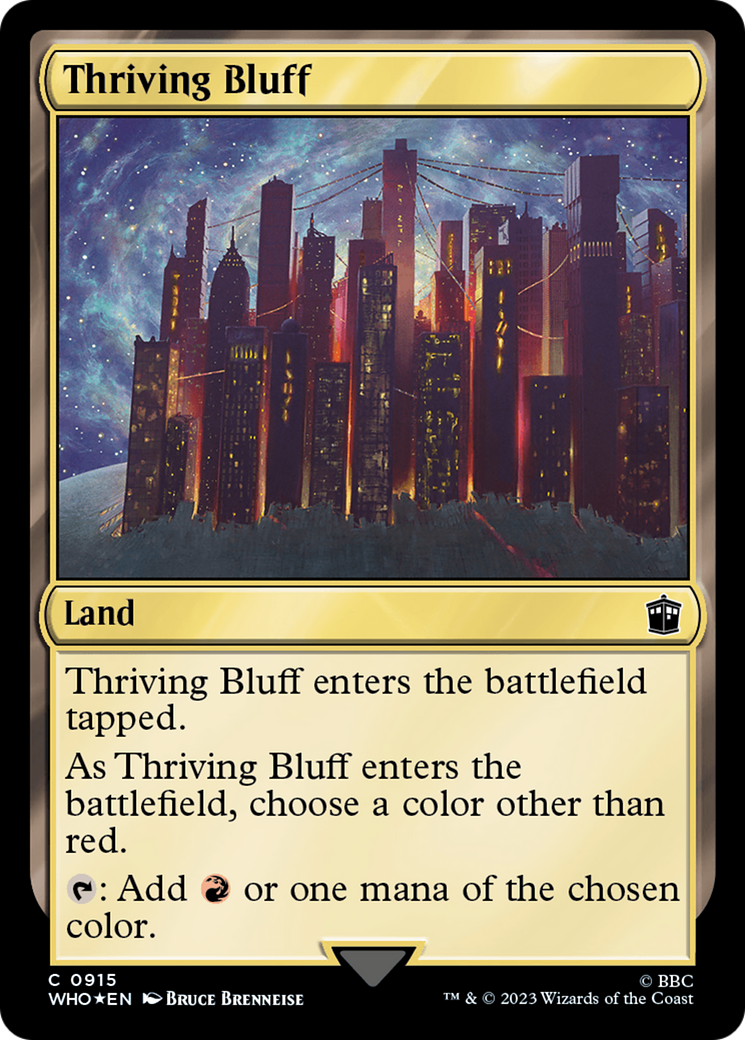 Thriving Bluff (Surge Foil) [Doctor Who] | L.A. Mood Comics and Games