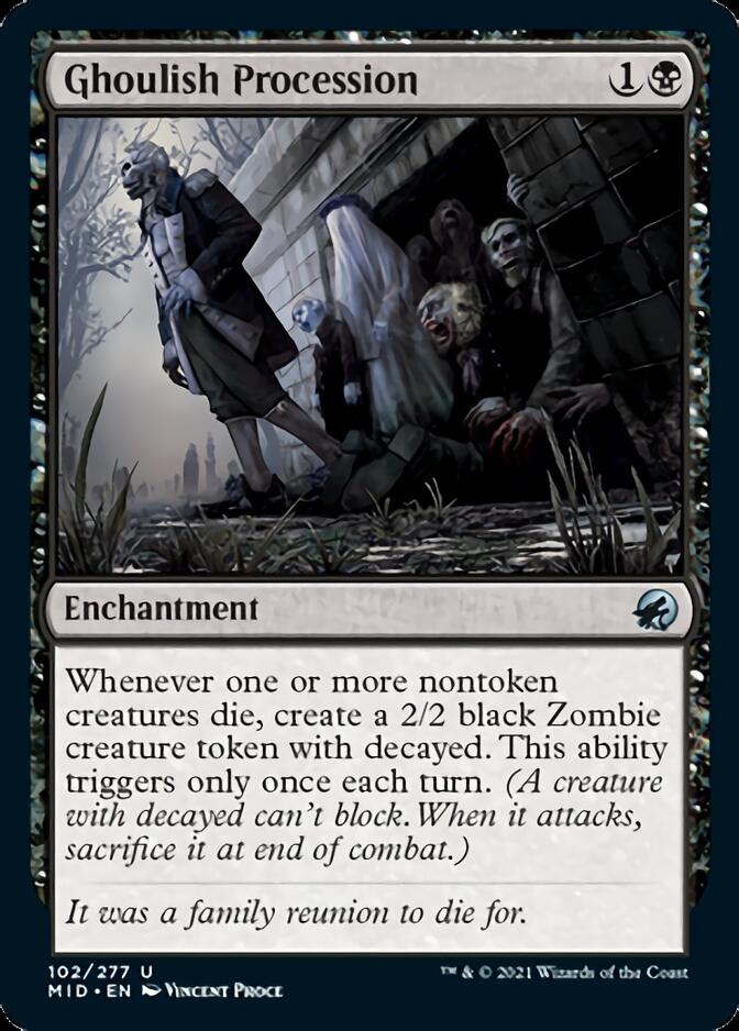 Ghoulish Procession [Innistrad: Midnight Hunt] | L.A. Mood Comics and Games