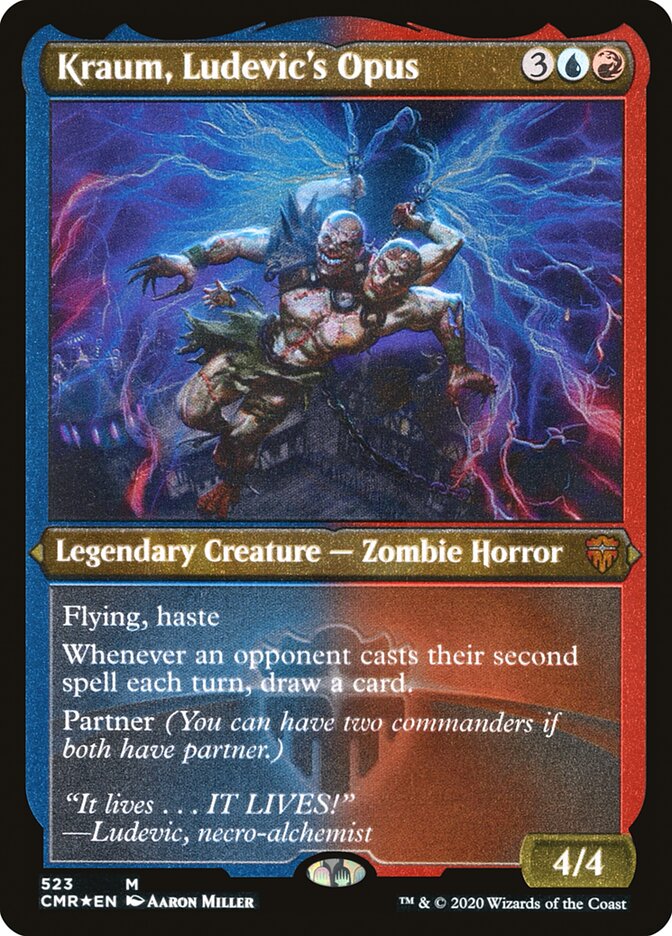Kraum, Ludevic's Opus (Etched) [Commander Legends] | L.A. Mood Comics and Games