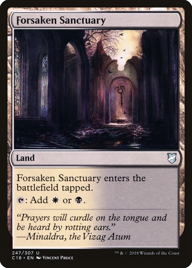 Forsaken Sanctuary [Commander 2018] | L.A. Mood Comics and Games