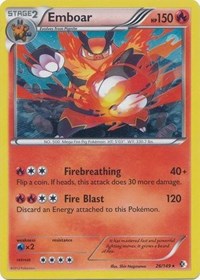 Emboar (26/149) (Cosmos Holo) (Blister Exclusive) [Black & White: Boundaries Crossed] | L.A. Mood Comics and Games