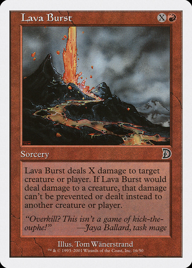 Lava Burst [Deckmasters] | L.A. Mood Comics and Games