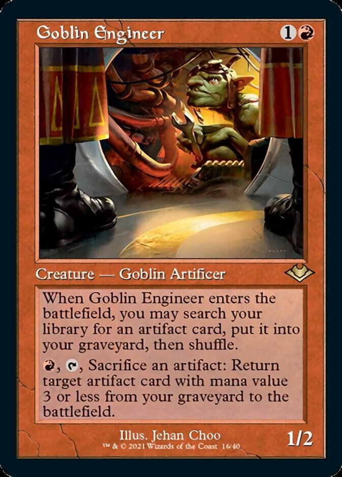 Goblin Engineer (Retro Foil Etched) [Modern Horizons 2] | L.A. Mood Comics and Games