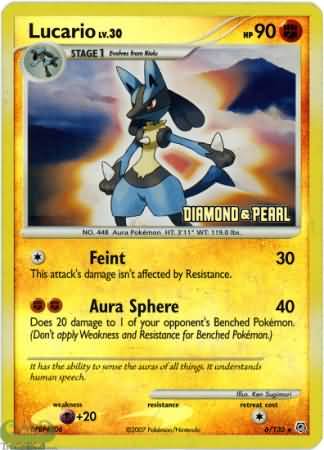 Lucario (6/130) [Burger King Promos: 2008 Collection] | L.A. Mood Comics and Games