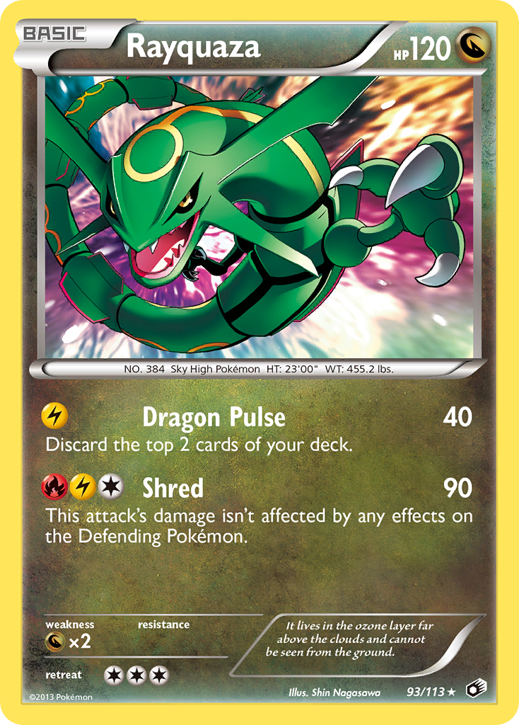 Rayquaza (93/113) [Black & White: Legendary Treasures] | L.A. Mood Comics and Games