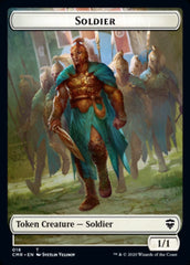 Cat // Soldier Double-Sided Token [Commander Legends Tokens] | L.A. Mood Comics and Games