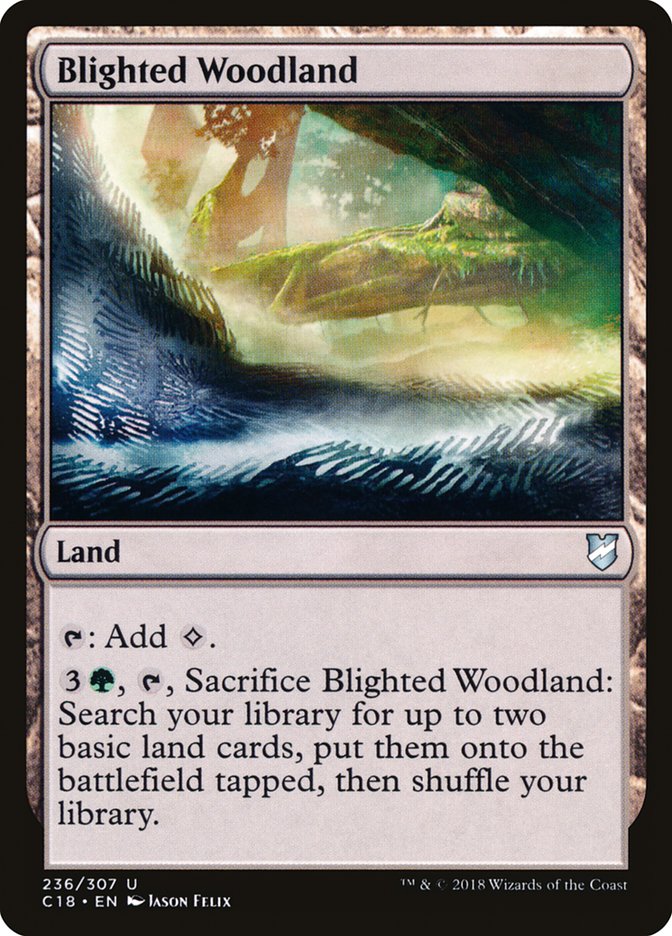 Blighted Woodland [Commander 2018] | L.A. Mood Comics and Games