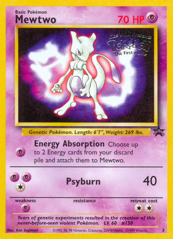 Mewtwo (3) [Wizards of the Coast: Black Star Promos] | L.A. Mood Comics and Games