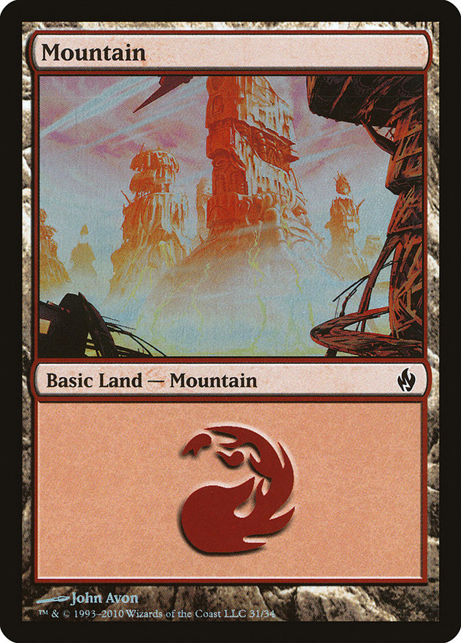 Mountain (31) [Premium Deck Series: Fire and Lightning] | L.A. Mood Comics and Games