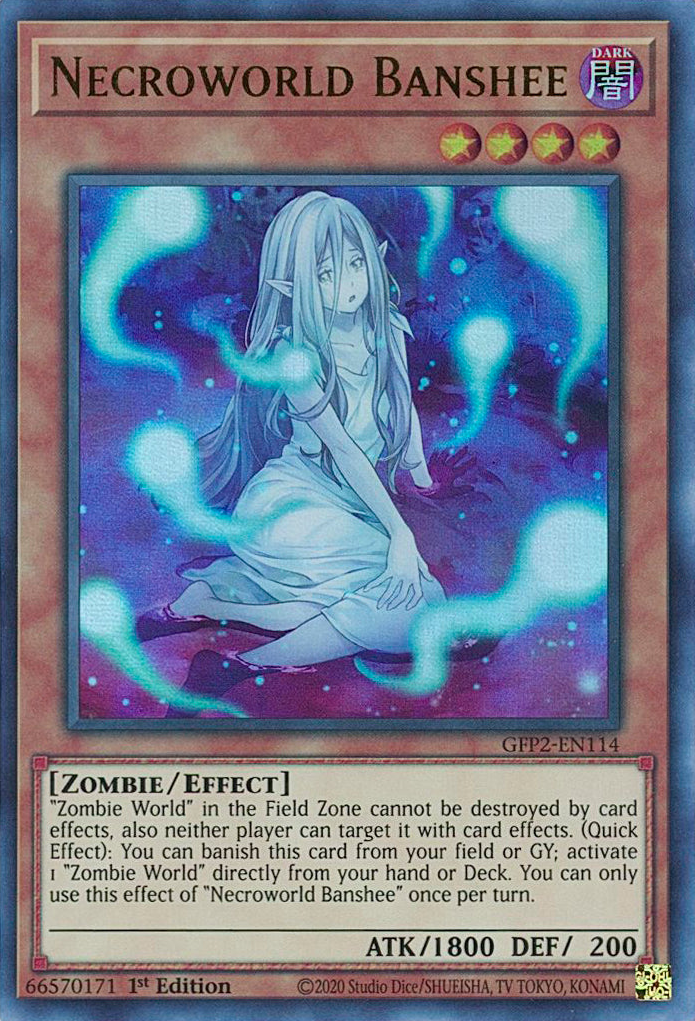 Necroworld Banshee [GFP2-EN114] Ultra Rare | L.A. Mood Comics and Games