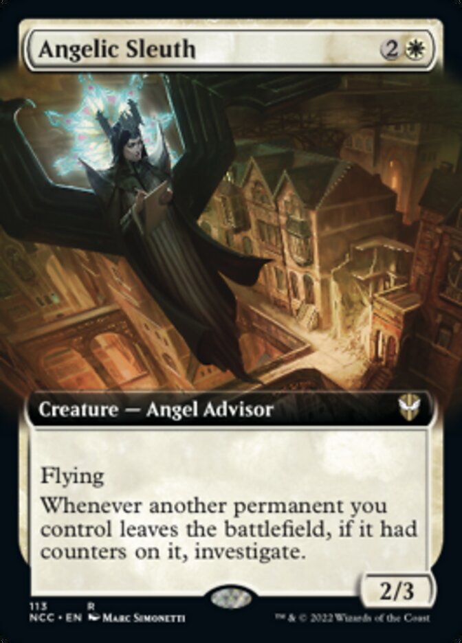 Angelic Sleuth (Extended Art) [Streets of New Capenna Commander] | L.A. Mood Comics and Games