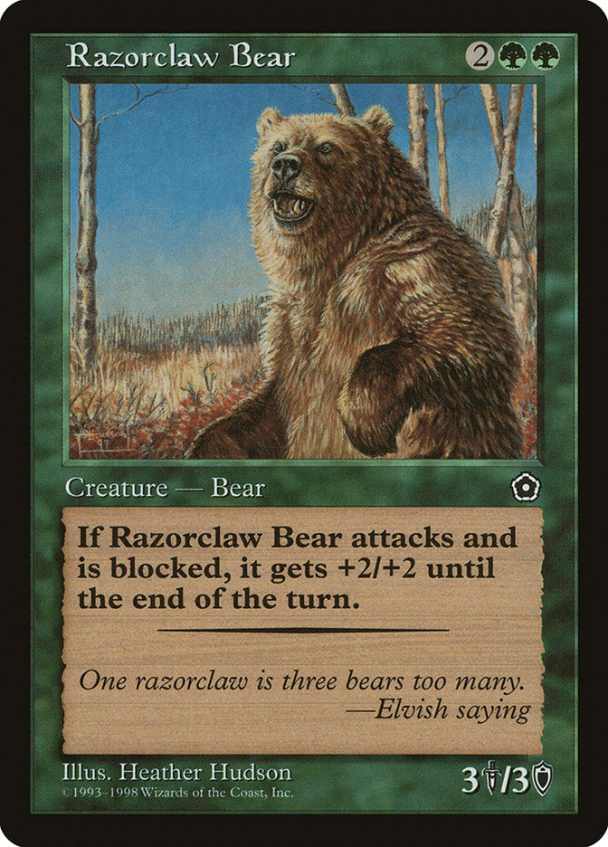 Razorclaw Bear [Portal Second Age] | L.A. Mood Comics and Games
