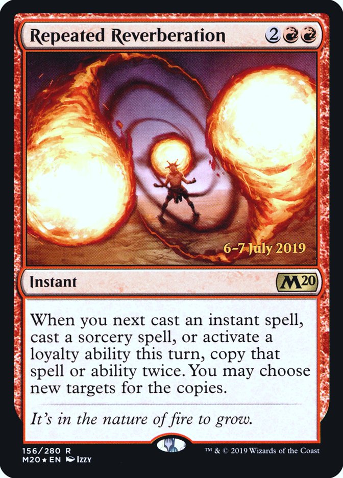 Repeated Reverberation [Core Set 2020 Prerelease Promos] | L.A. Mood Comics and Games