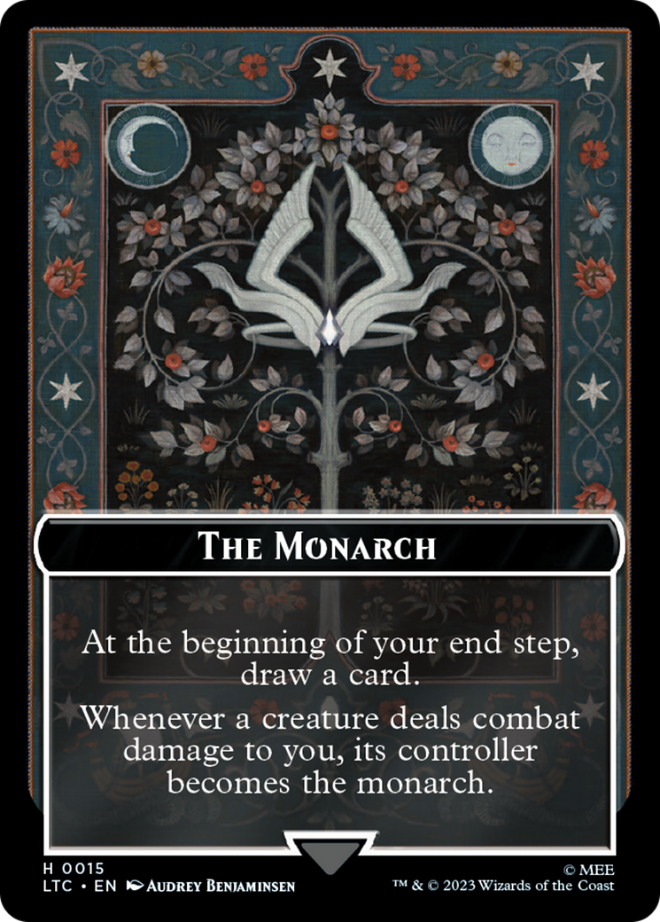 The Monarch // Treasure Double-Sided Token [The Lord of the Rings: Tales of Middle-Earth Commander Tokens] | L.A. Mood Comics and Games