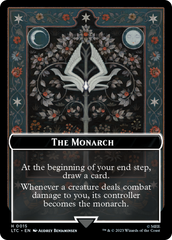 The Monarch // Treasure Double-Sided Token [The Lord of the Rings: Tales of Middle-Earth Commander Tokens] | L.A. Mood Comics and Games