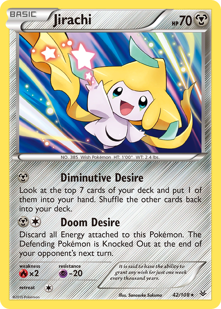 Jirachi (42/108) [XY: Roaring Skies] | L.A. Mood Comics and Games