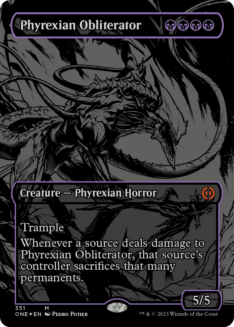 Phyrexian Obliterator (Oil Slick Raised Foil) [Phyrexia: All Will Be One] | L.A. Mood Comics and Games