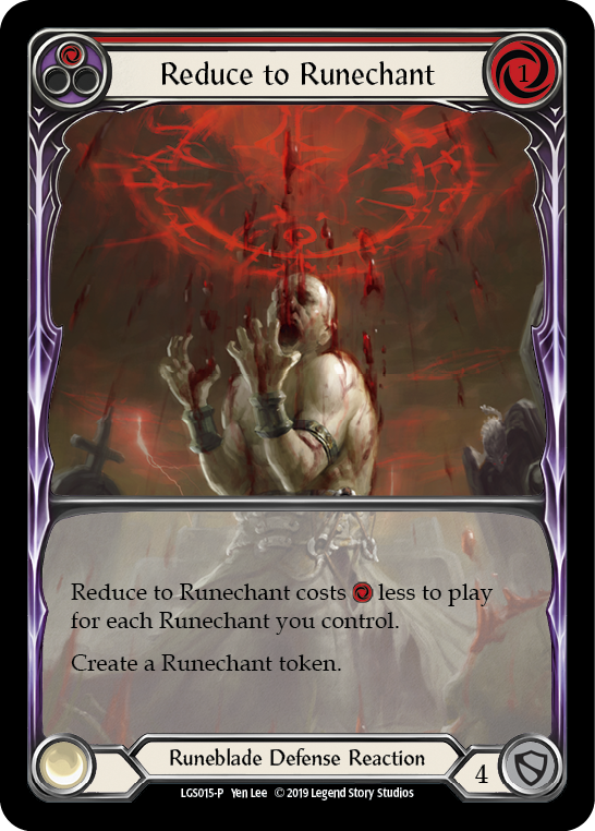 Reduce to Runechant (Red) [LGS015-P] (Promo)  1st Edition Normal | L.A. Mood Comics and Games
