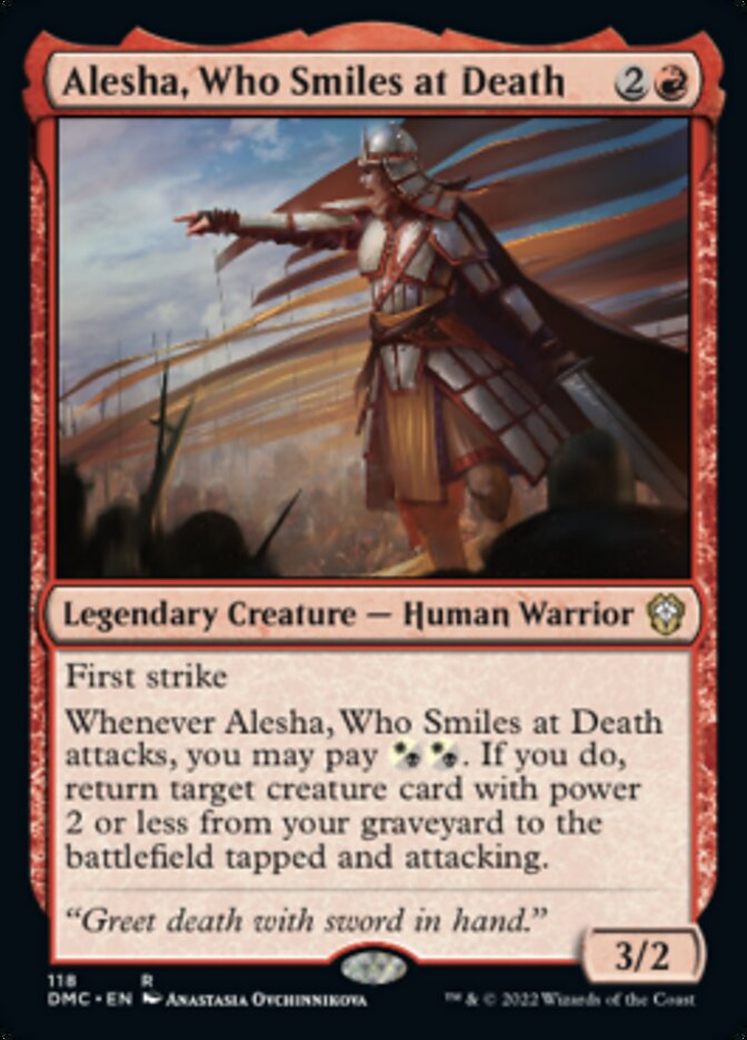 Alesha, Who Smiles at Death [Dominaria United Commander] | L.A. Mood Comics and Games