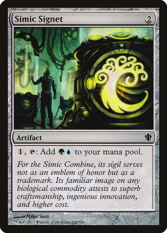 Simic Signet [Commander 2013] | L.A. Mood Comics and Games