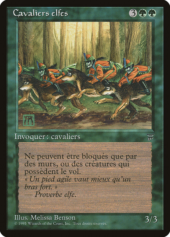 Elven Riders (French) - "Cavaliers elfes" [Renaissance] | L.A. Mood Comics and Games