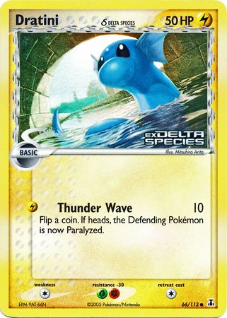 Dratini (66/113) (Delta Species) (Stamped) [EX: Delta Species] | L.A. Mood Comics and Games