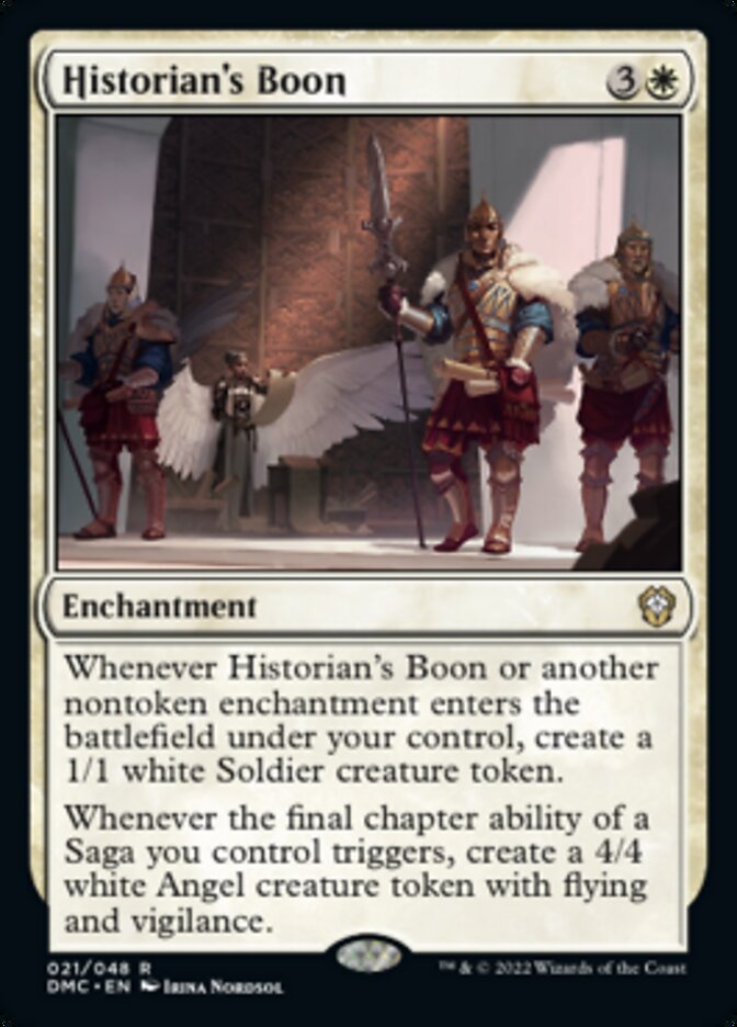 Historian's Boon [Dominaria United Commander] | L.A. Mood Comics and Games