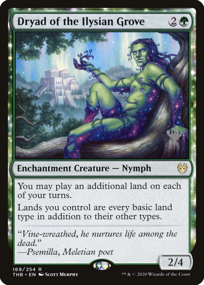 Dryad of the Ilysian Grove (Promo Pack) [Theros Beyond Death Promos] | L.A. Mood Comics and Games
