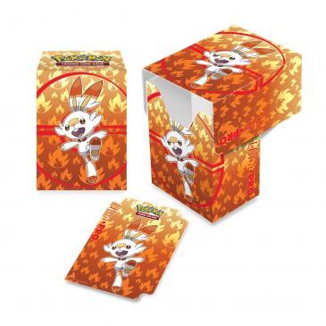 Sword and Shield Galar Starters Scorbunny Full View Deck Box for Pokémon | L.A. Mood Comics and Games