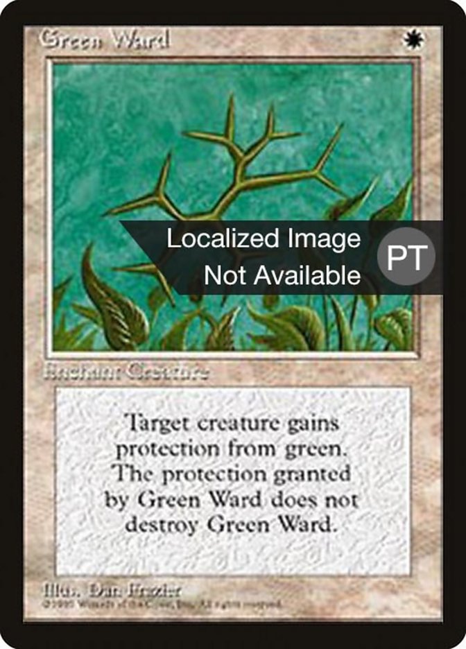 Green Ward [Fourth Edition (Foreign Black Border)] | L.A. Mood Comics and Games
