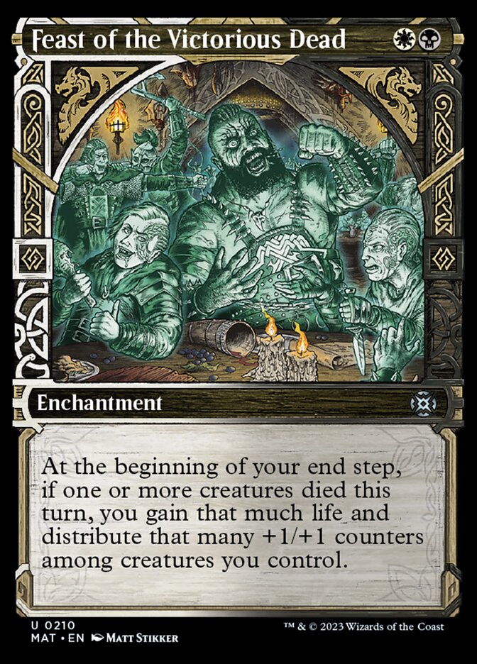 Feast of the Victorious Dead (Showcase Halo Foil) [March of the Machine: The Aftermath] | L.A. Mood Comics and Games