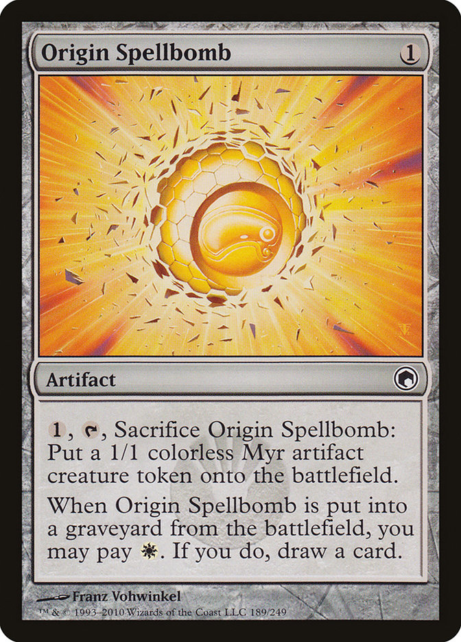 Origin Spellbomb [Scars of Mirrodin] | L.A. Mood Comics and Games