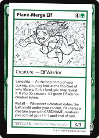 Plane-Merge Elf (2021 Edition) [Mystery Booster Playtest Cards] | L.A. Mood Comics and Games