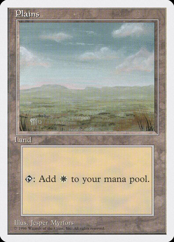 Plains (Signature on Bottom Left) [Introductory Two-Player Set] | L.A. Mood Comics and Games
