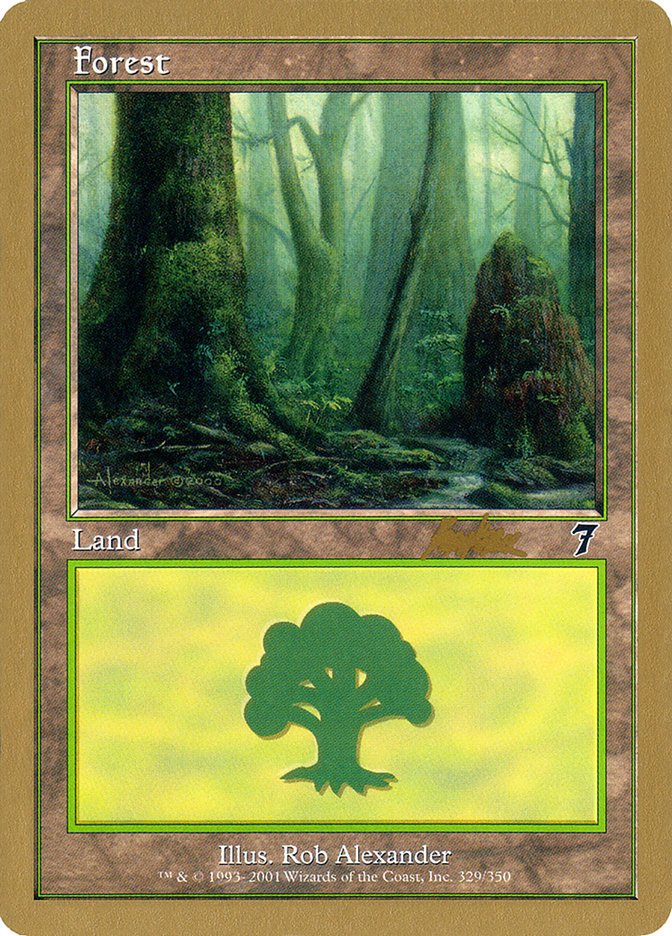 Forest (329) (Brian Kibler) [World Championship Decks 2002] | L.A. Mood Comics and Games