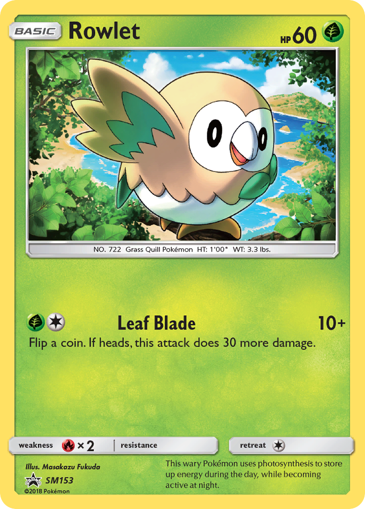 Rowlet (SM153) [Sun & Moon: Black Star Promos] | L.A. Mood Comics and Games