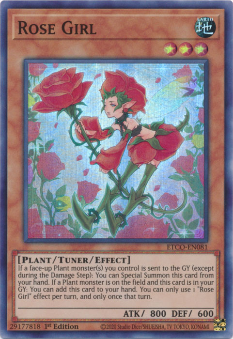 Rose Girl [ETCO-EN081] Super Rare | L.A. Mood Comics and Games