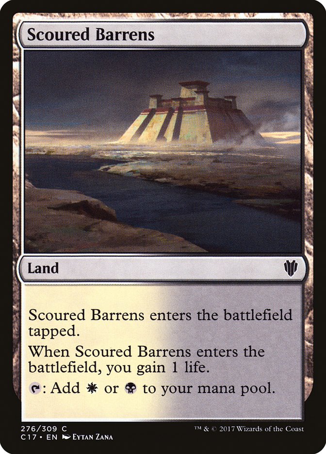 Scoured Barrens [Commander 2017] | L.A. Mood Comics and Games