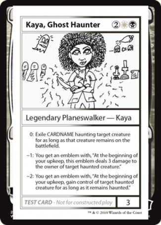 Kaya, Ghost Haunter (2021 Edition) [Mystery Booster Playtest Cards] | L.A. Mood Comics and Games