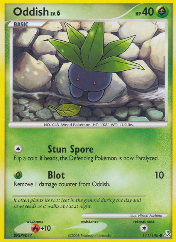 Oddish (111/146) [Diamond & Pearl: Legends Awakened] | L.A. Mood Comics and Games