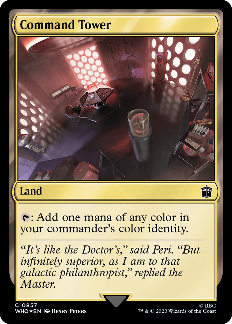 Command Tower (0857) (Surge Foil) [Doctor Who] | L.A. Mood Comics and Games