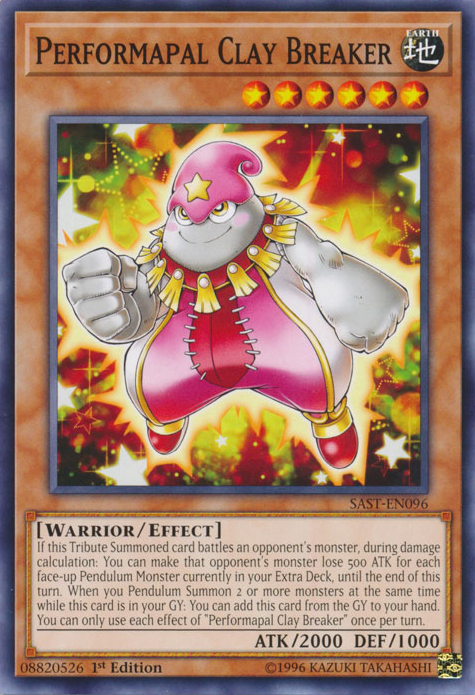 Performapal Clay Breaker [SAST-EN096] Common | L.A. Mood Comics and Games