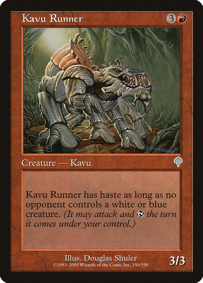 Kavu Runner [Invasion] | L.A. Mood Comics and Games