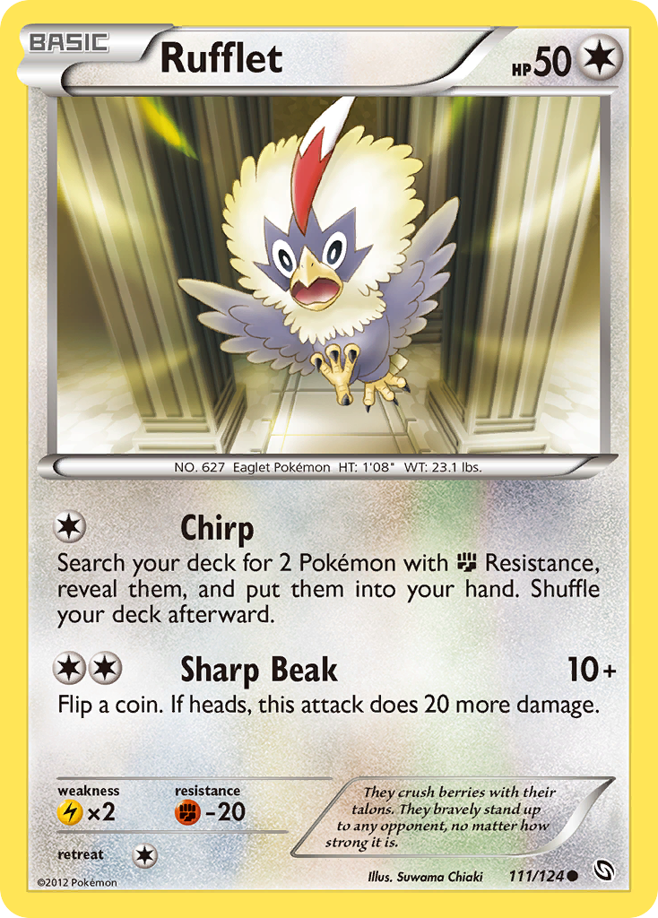 Rufflet (111/124) [Black & White: Dragons Exalted] | L.A. Mood Comics and Games