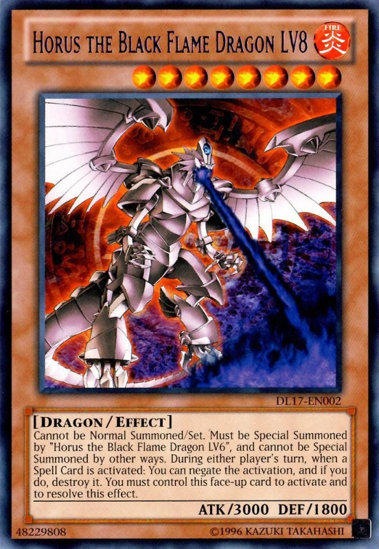 Horus the Black Flame Dragon LV8 (Purple) [DL17-EN002] Rare | L.A. Mood Comics and Games