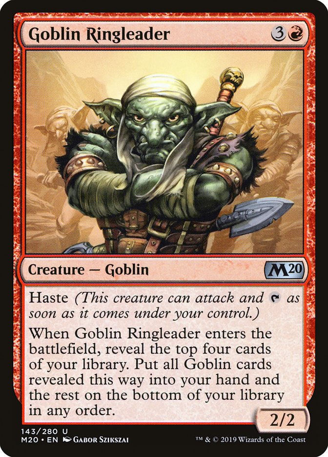 Goblin Ringleader [Core Set 2020] | L.A. Mood Comics and Games