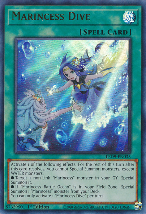Marincess Dive [LED9-EN035] Ultra Rare | L.A. Mood Comics and Games