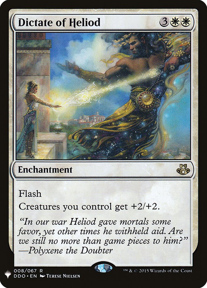 Dictate of Heliod [Mystery Booster] | L.A. Mood Comics and Games